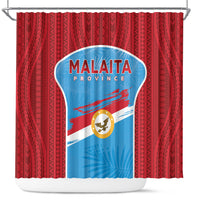Malaita Province Day Shower Curtain Unique Style LT05 Blue - Polynesian Pride