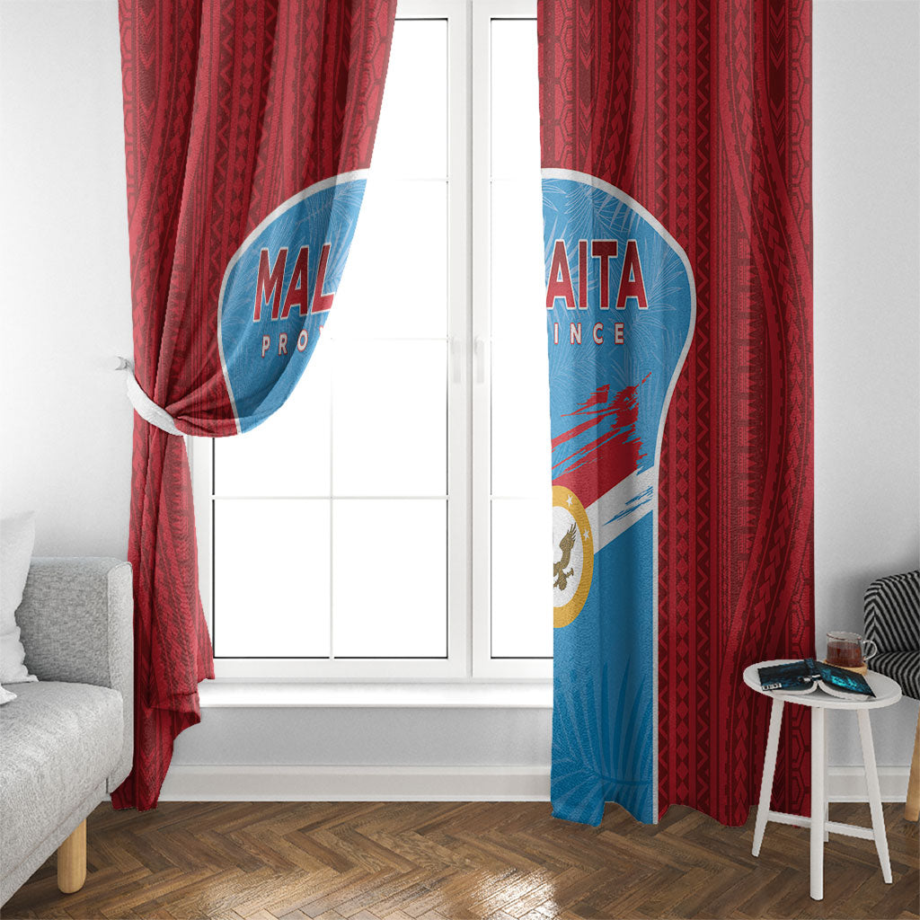 Malaita Province Day Window Curtain Unique Style LT05 - Polynesian Pride