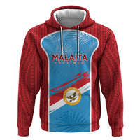 Personalised Malaita Province Day Zip Hoodie Unique Style LT05 Pullover Hoodie Blue - Polynesian Pride