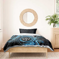 Kosrae Constitution Day Bedding Set Ocean Floral Pattern