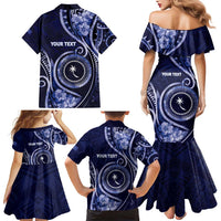 Personalised FSM Chuuk Family Matching Mermaid Dress and Hawaiian Shirt Ocean Floral Pattern LT05 - Polynesian Pride