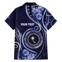 Personalised FSM Chuuk Family Matching Puletasi and Hawaiian Shirt Ocean Floral Pattern LT05 - Polynesian Pride