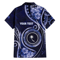 Personalised FSM Chuuk Family Matching Short Sleeve Bodycon Dress and Hawaiian Shirt Ocean Floral Pattern LT05 - Polynesian Pride