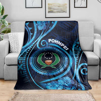 FSM Pohnpei Blanket Ocean Floral Pattern