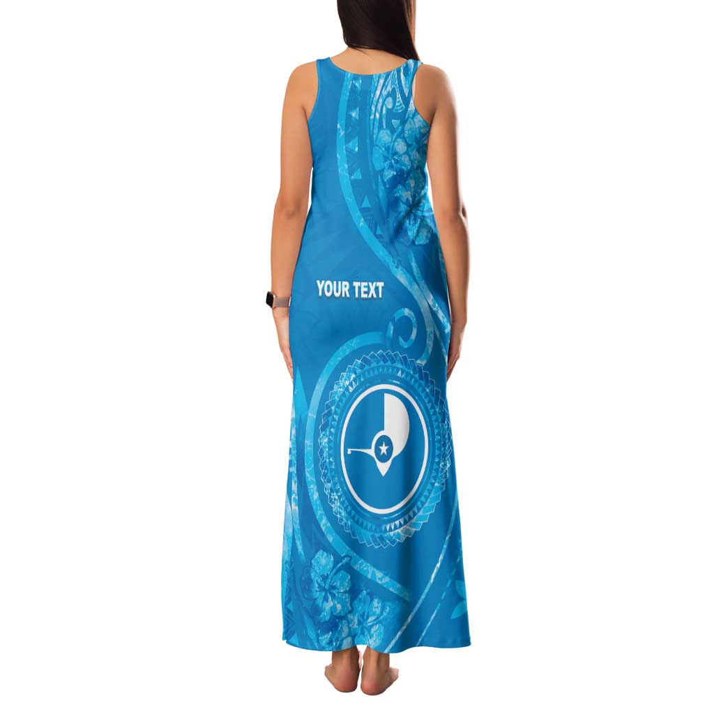 Personalised FSM Yap Family Matching Tank Maxi Dress and Hawaiian Shirt Ocean Floral Pattern LT05 - Polynesian Pride