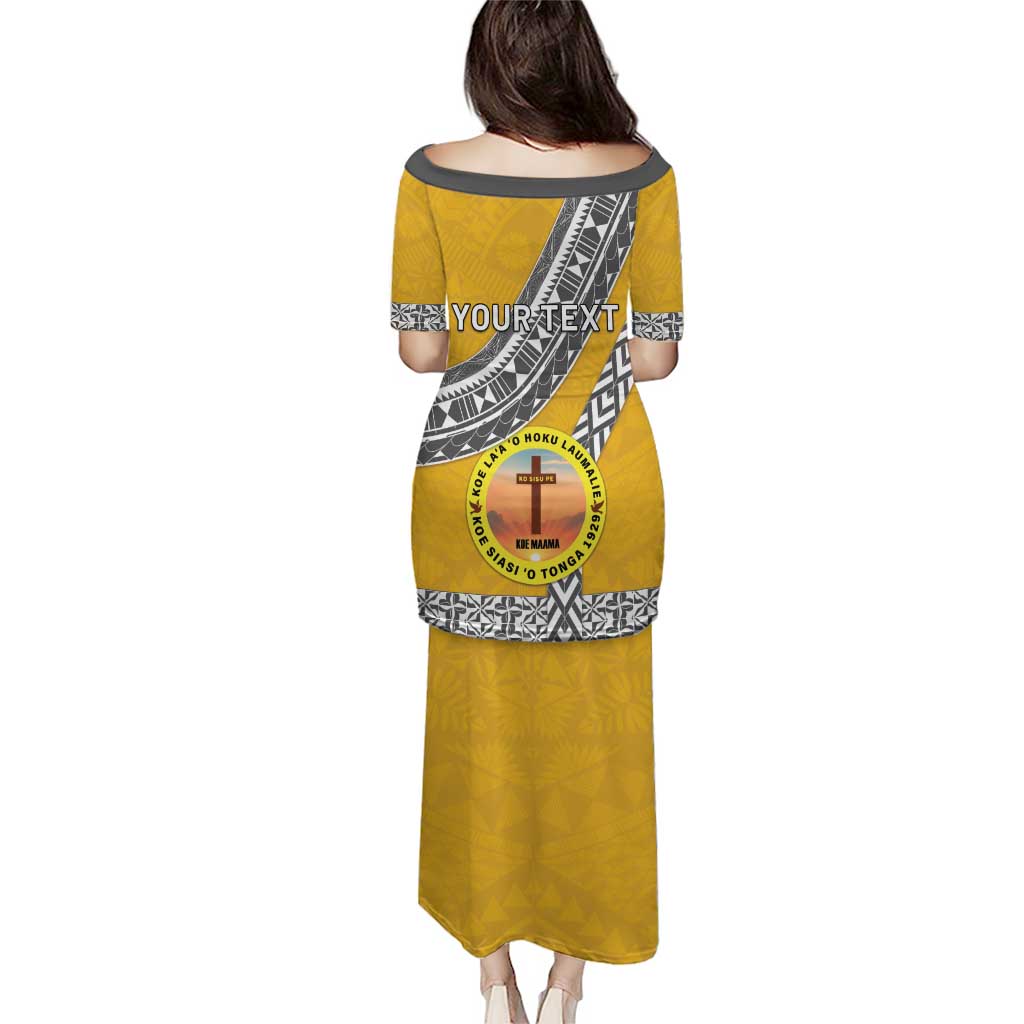 Personalised Anastasis College Puletasi Tonga Unique Style - Polynesian Pride