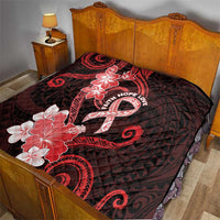 Heart Health Awareness Quilt Warrior Wears Red Polynesian Style LT05 - Polynesian Pride