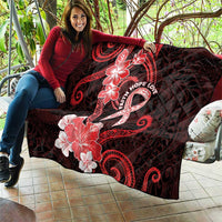 Heart Health Awareness Quilt Warrior Wears Red Polynesian Style LT05 - Polynesian Pride