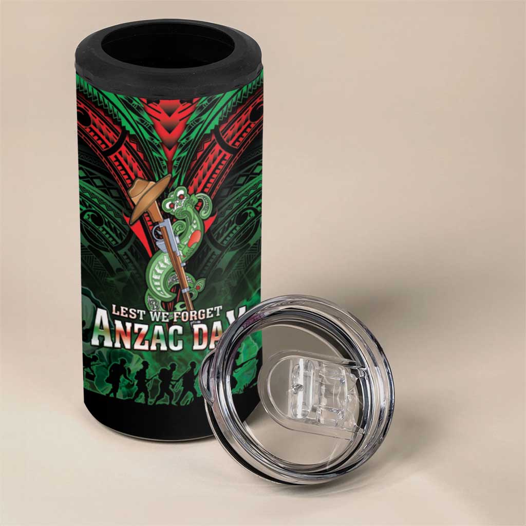 New Zealand ANZAC Day 4 in 1 Can Cooler Tumbler Aotearoa Hei Tiki LT05 - Polynesian Pride
