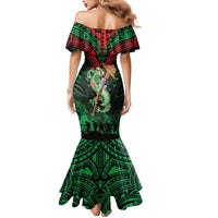 New Zealand ANZAC Day Mermaid Dress Aotearoa Hei Tiki LT05 - Polynesian Pride