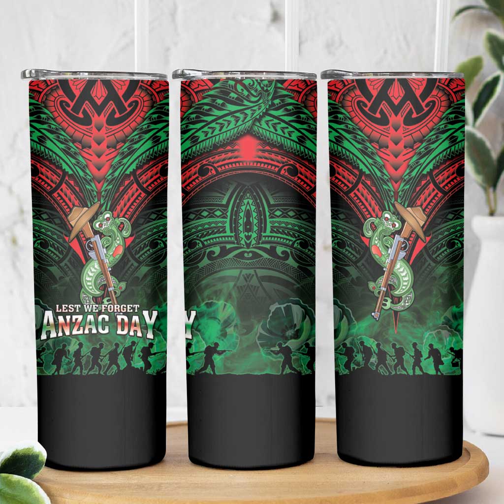 New Zealand ANZAC Day Skinny Tumbler Aotearoa Hei Tiki LT05 - Polynesian Pride