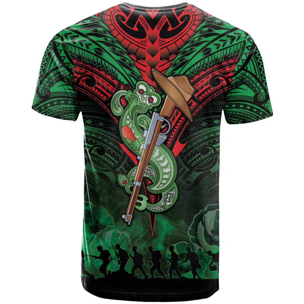 New Zealand ANZAC Day T Shirt Aotearoa Hei Tiki