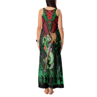 New Zealand ANZAC Day Tank Maxi Dress Aotearoa Hei Tiki LT05 - Polynesian Pride