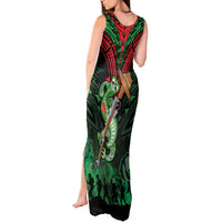 New Zealand ANZAC Day Tank Maxi Dress Aotearoa Hei Tiki LT05 - Polynesian Pride