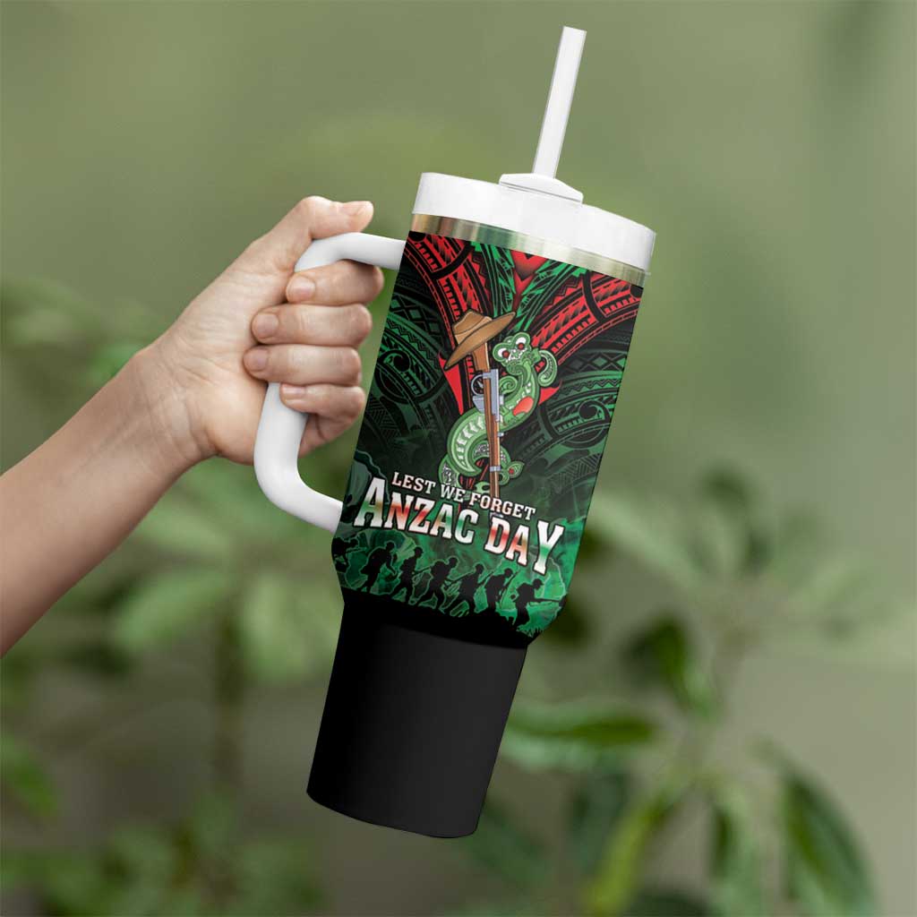 New Zealand ANZAC Day Tumbler With Handle Aotearoa Hei Tiki