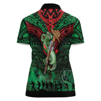 New Zealand ANZAC Day Women Polo Shirt Aotearoa Hei Tiki LT05 - Polynesian Pride