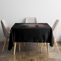 Cook Islands ANZAC Day Tablecloth Soldier Silhouette Remembrance