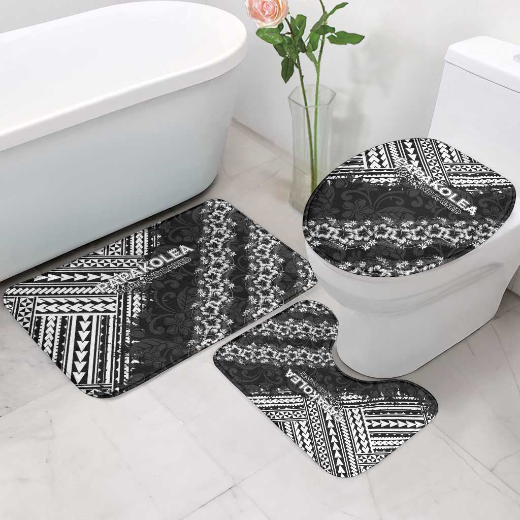 Hawaii Papakolea Born And Raised Bathroom Set Hawaiian Tribal Pattern