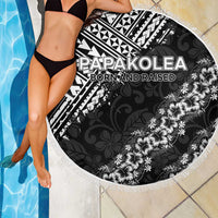 Hawaii Papakolea Born And Raised Beach Blanket Hawaiian Tribal Pattern