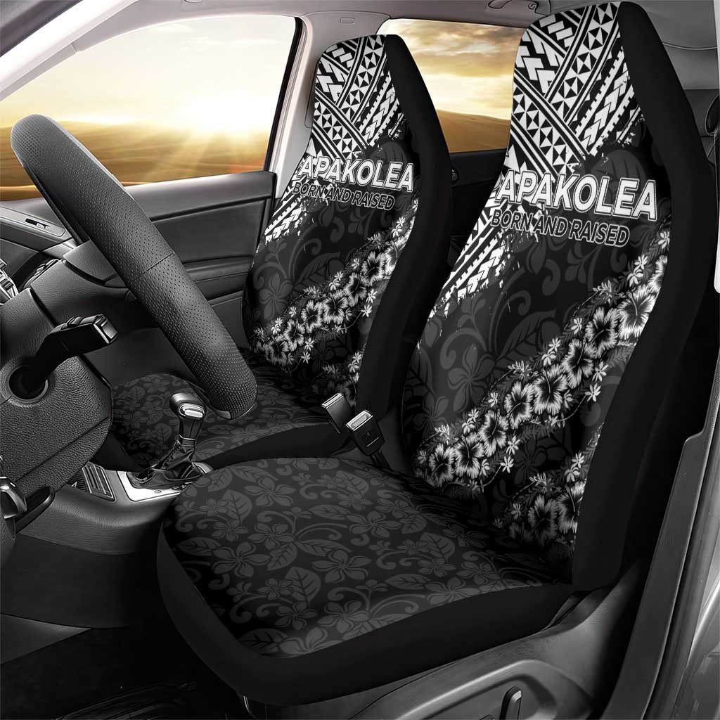 Hawaii Papakolea Born And Raised Car Seat Cover Hawaiian Tribal Pattern