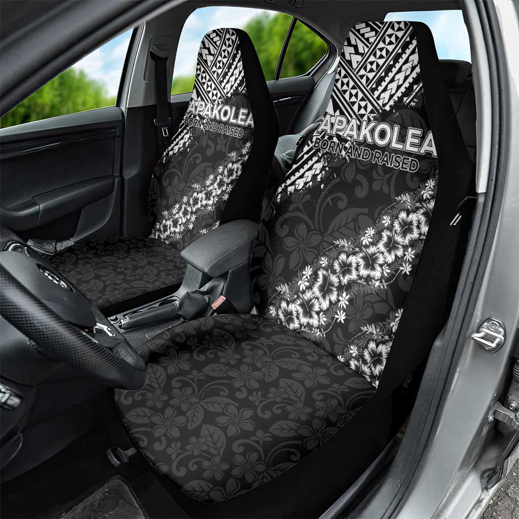 Hawaii Papakolea Born And Raised Car Seat Cover Hawaiian Tribal Pattern