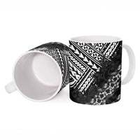 Hawaii Papakolea Born And Raised Ceramic Mug Hawaiian Tribal Pattern
