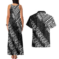Hawaii Papakolea Born And Raised Couples Matching Tank Maxi Dress and Hawaiian Shirt Hawaiian Tribal Pattern LT05 - Polynesian Pride
