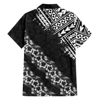 Hawaii Papakolea Born And Raised Family Matching Off Shoulder Maxi Dress and Hawaiian Shirt Hawaiian Tribal Pattern LT05 - Polynesian Pride