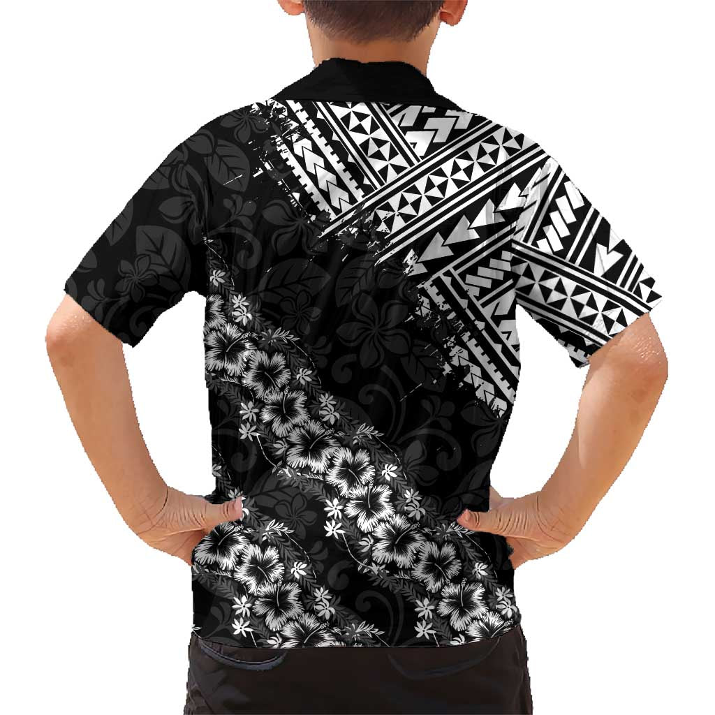 Hawaii Papakolea Born And Raised Family Matching Puletasi and Hawaiian Shirt Hawaiian Tribal Pattern LT05 - Polynesian Pride