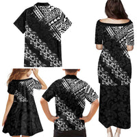 Hawaii Papakolea Born And Raised Family Matching Puletasi and Hawaiian Shirt Hawaiian Tribal Pattern LT05 - Polynesian Pride