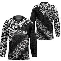 Hawaii Papakolea Born And Raised Hockey Jersey Hawaiian Tribal Pattern