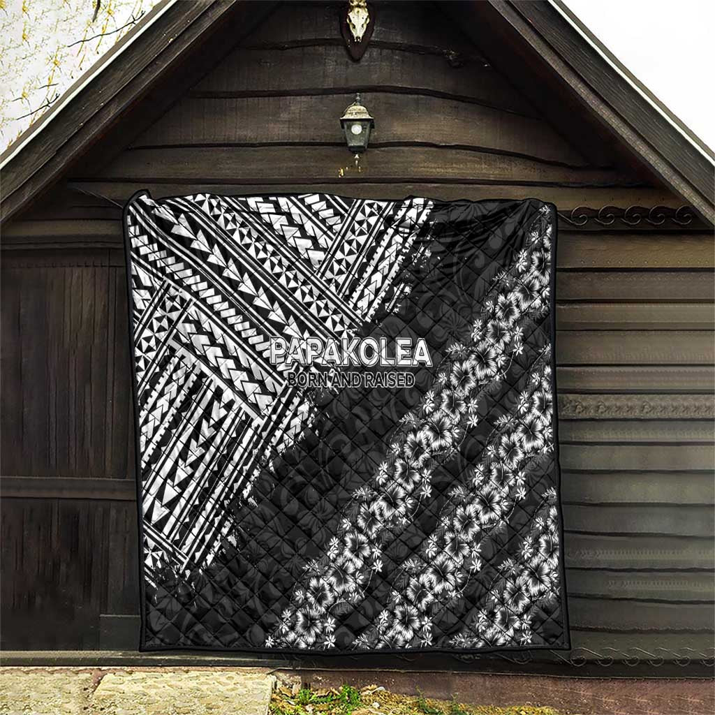 Hawaii Papakolea Born And Raised Quilt Hawaiian Tribal Pattern