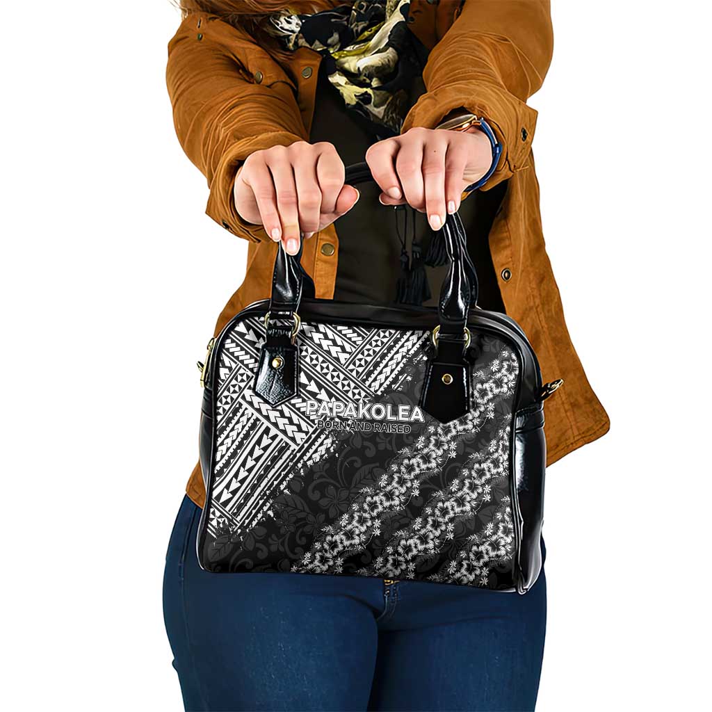 Hawaii Papakolea Born And Raised Shoulder Handbag Hawaiian Tribal Pattern