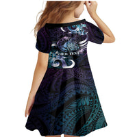 Personalised Polynesia Suicide Prevention Awareness Family Matching Mermaid Dress and Hawaiian Shirt No Story Should End Too Soon LT05 - Polynesian Pride