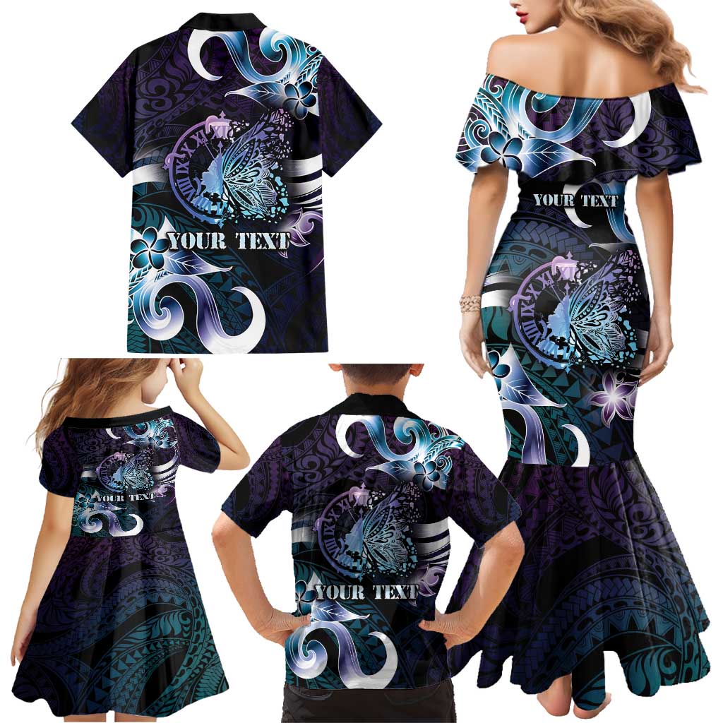 Personalised Polynesia Suicide Prevention Awareness Family Matching Mermaid Dress and Hawaiian Shirt No Story Should End Too Soon LT05 - Polynesian Pride