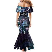 Personalised Polynesia Suicide Prevention Awareness Family Matching Mermaid Dress and Hawaiian Shirt No Story Should End Too Soon LT05 - Polynesian Pride