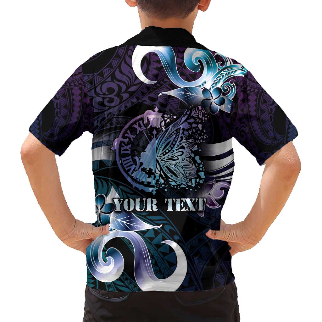 Personalised Polynesia Suicide Prevention Awareness Family Matching Summer Maxi Dress and Hawaiian Shirt No Story Should End Too Soon LT05 - Polynesian Pride