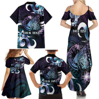 Personalised Polynesia Suicide Prevention Awareness Family Matching Summer Maxi Dress and Hawaiian Shirt No Story Should End Too Soon LT05 - Polynesian Pride