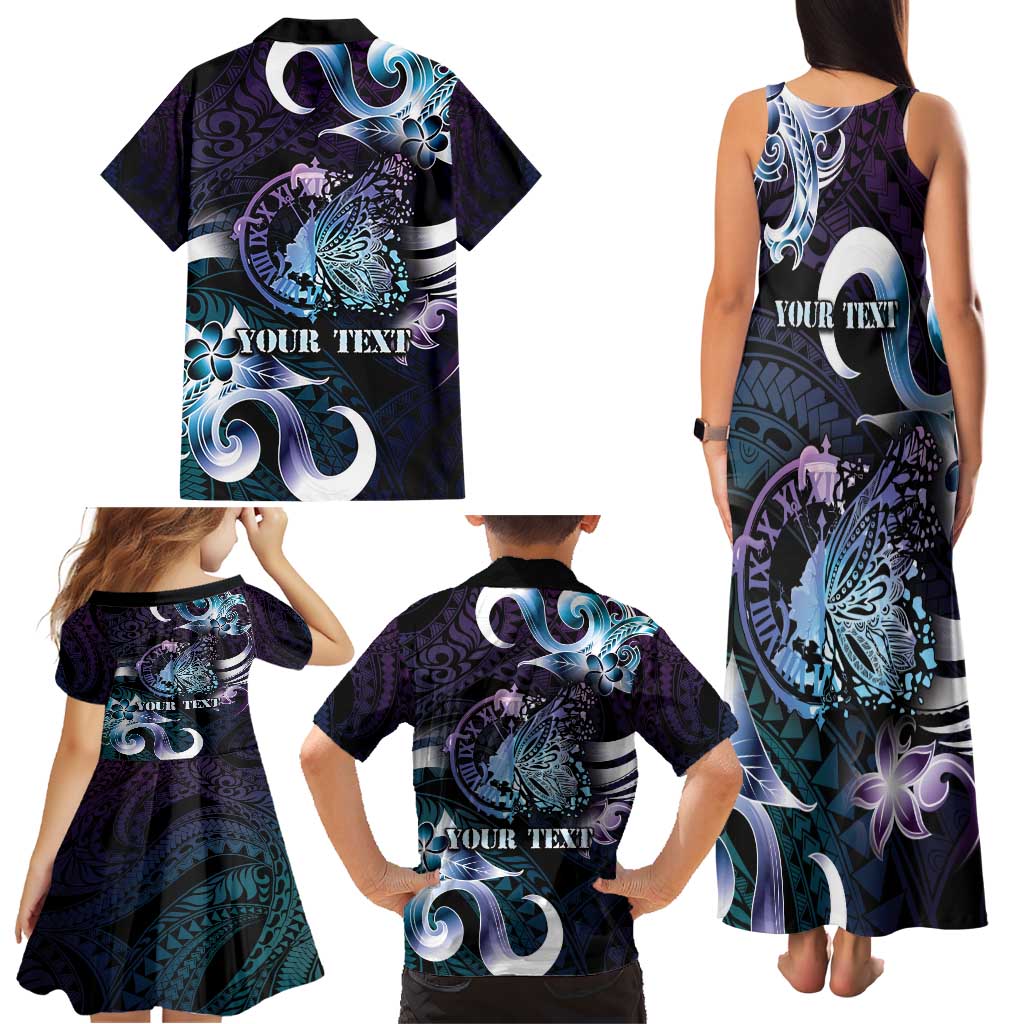 Personalised Polynesia Suicide Prevention Awareness Family Matching Tank Maxi Dress and Hawaiian Shirt No Story Should End Too Soon LT05 - Polynesian Pride
