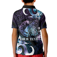 Personalised Polynesia Suicide Prevention Awareness Kid Polo Shirt No Story Should End Too Soon LT05 - Polynesian Pride