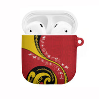 Papua New Guinea Independence AirPods Case Special Style Red Version LT05 Red - Polynesian Pride