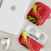 Papua New Guinea Independence AirPods Case Special Style Red Version LT05 - Polynesian Pride