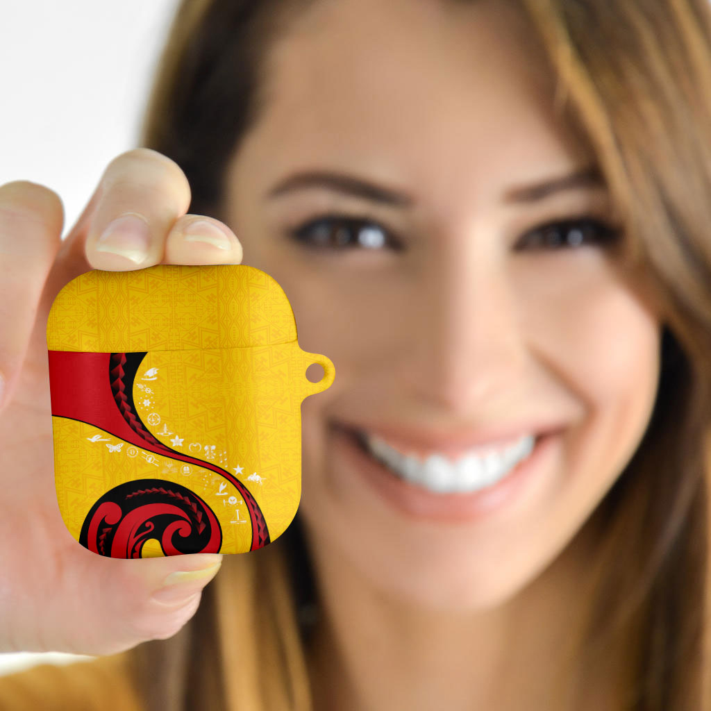 Papua New Guinea Independence AirPods Case Special Style Yellow Version LT05 - Polynesian Pride