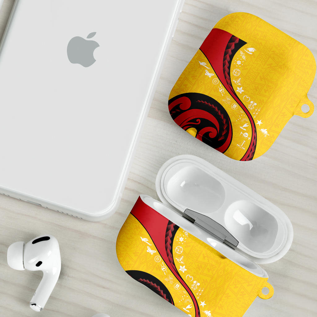 Papua New Guinea Independence AirPods Case Special Style Yellow Version LT05 - Polynesian Pride
