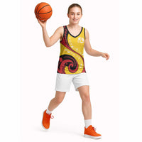 Papua New Guinea 50th Independence Anniversary Basketball Jersey Special Style Yellow Version - Polynesian Pride