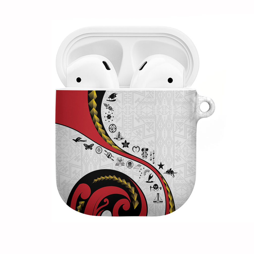 Papua New Guinea Independence AirPods Case Special Style White Version LT05 White - Polynesian Pride