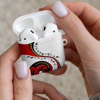 Papua New Guinea Independence AirPods Case Special Style White Version LT05 - Polynesian Pride