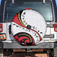 Papua New Guinea Independence Spare Tire Cover Special Style White Version LT05 White - Polynesian Pride