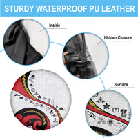 Papua New Guinea Independence Spare Tire Cover Special Style White Version LT05 - Polynesian Pride