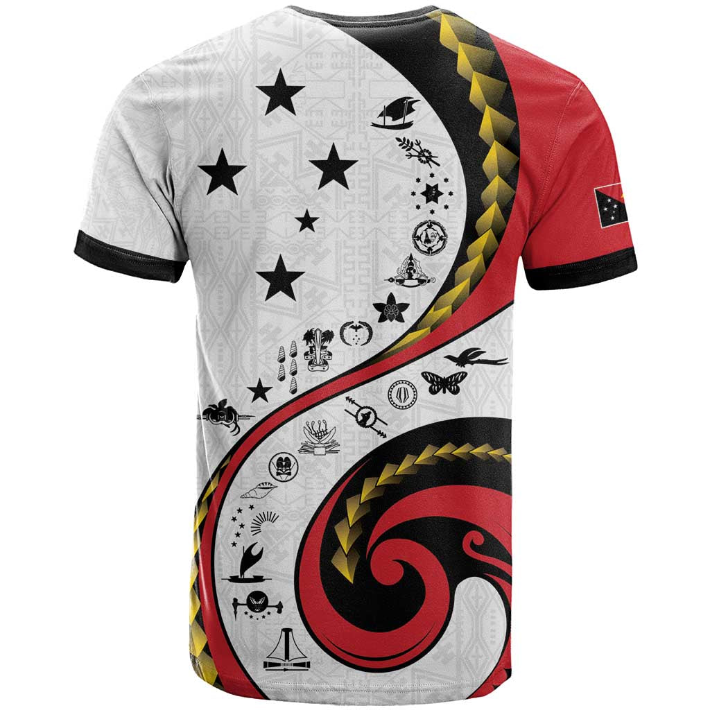 Papua New Guinea 50th Independence Anniversary T Shirt Special Style White Version - Polynesian Pride